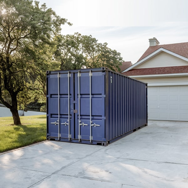 we offer short-term rentals for our residential storage containers